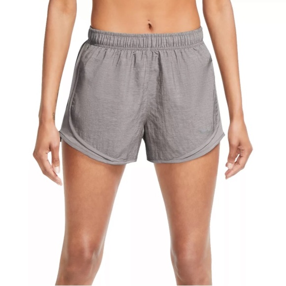 🆕 Nike Women's Tempo Dry Core 3" Running Shorts color Gray and light gray - Picture 8 of 9